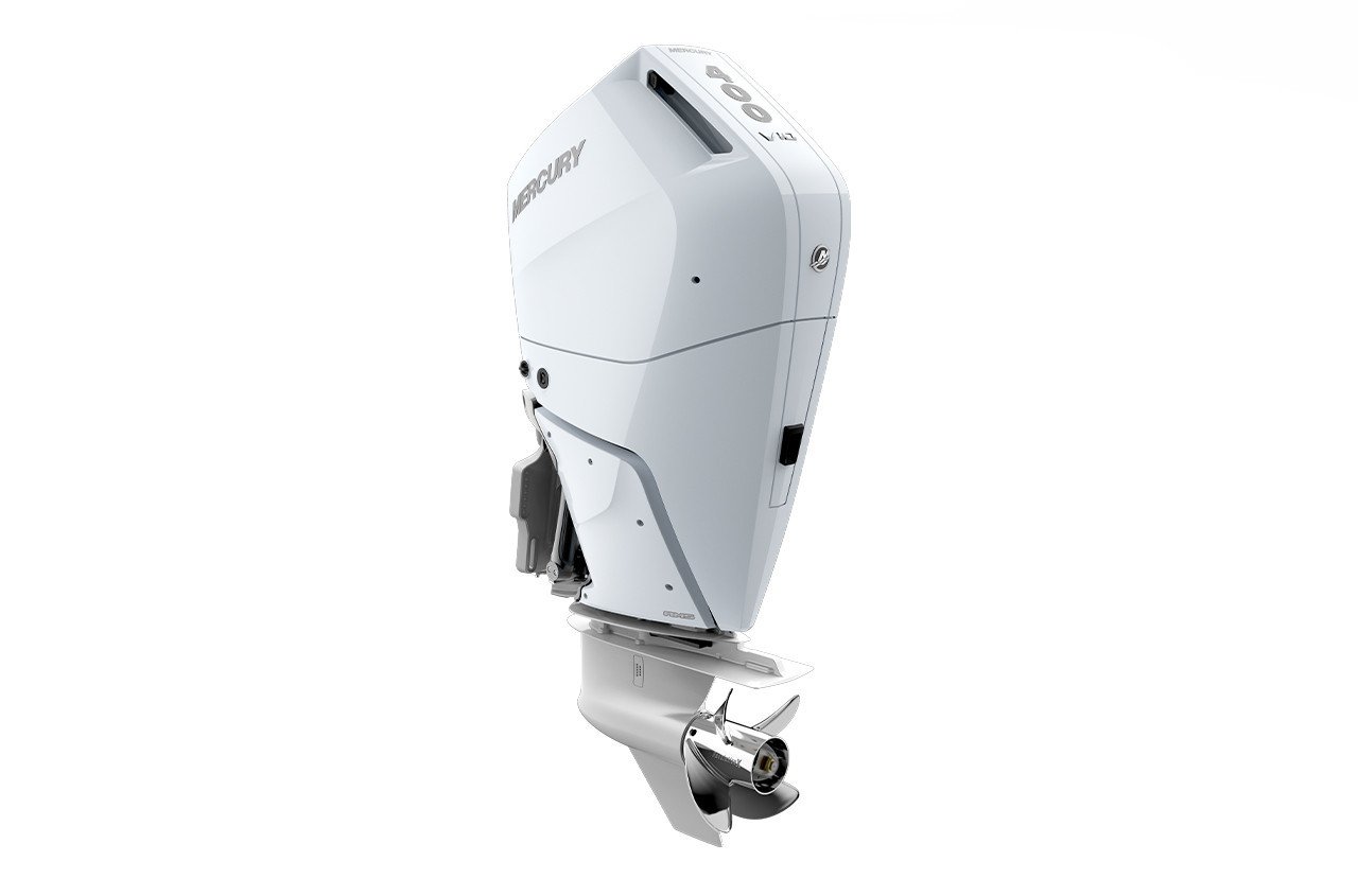 Mercury-400hp-Verado-White-V10-Outboard-400L (1) Mercury 400hp Verado White V10 Outboard | 400XXL - Image 1
