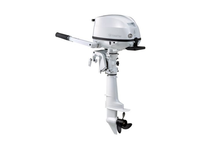 Tohatsu-6hp-Outboard-MFS6DWL-Scratch-Dent-1155-768x507 (1) Tohatsu 6hp Outboard | MFS6DWL | Scratch & Dent | 1155 - Image 1