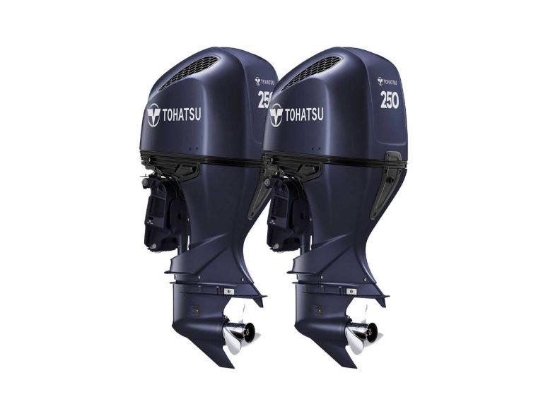 Twin-Tohatsu-250hp-Outboards-BFT250DXRA-BFT250DXCRA-768x589 Twin Tohatsu 250hp Outboards – BFT250DXRA & BFT250DXCRA - Image 1