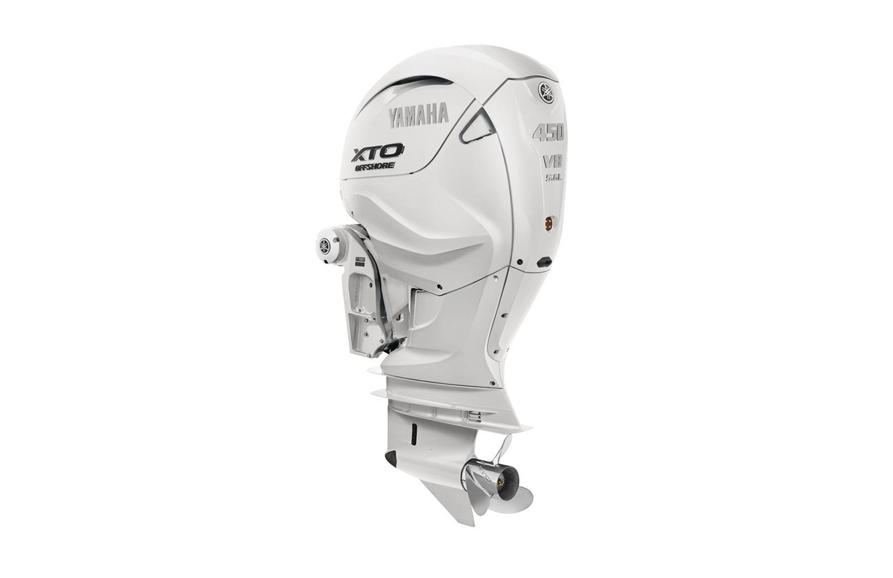 Yamaha-450hp-White-XTO-Offshore-Outboard-LXF450USA2 Yamaha 450hp White XTO Offshore Outboard - Image 1